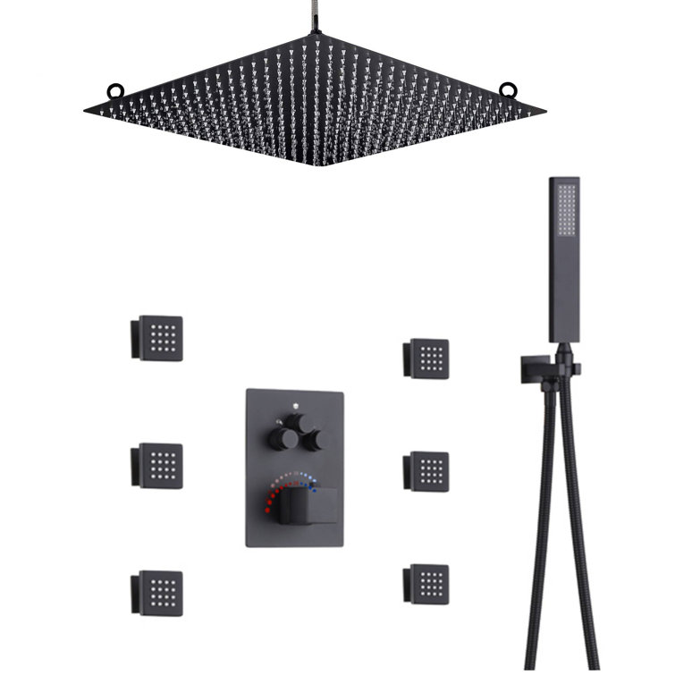 Wonderland America Thermostatic Complete Shower System with Roughin